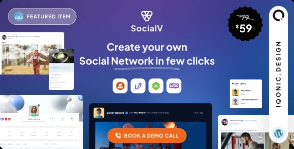 SocialV – Social Network and Community BuddyPress Theme