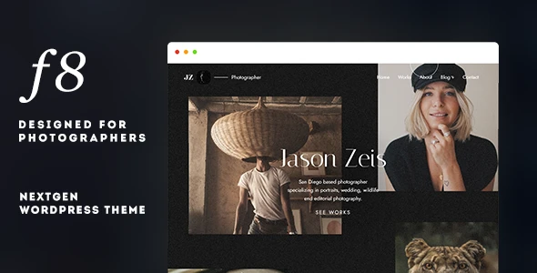 f8 – NextGen Photography WordPress Theme